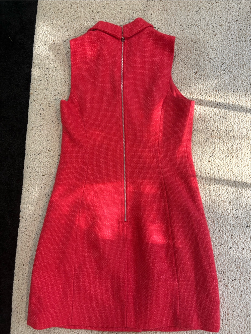 Jason Wu Double-Breasted Red Sleeveless Blazer Dress size XS - Picture 5 of 5